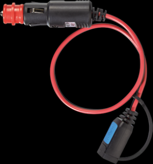 Kabel s autokonektorem k BP IP65 (Volitelné příslušenství k nabíječkám BluePower IP65 - kabel s autokonektorem.)
