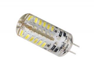 Miniaturní LED žárovka CCD silikon s paticí G4, 3W, svit bílá teplá (3W LED žárovka, svítivost 240lm)