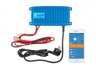 Nabíječka baterií BlueSmart 12V/13A IP67, vodotěsná (Mechanicky nejodolnější nabíječka baterií na trhu vhodná do těch nejnáročnějších podmínek. Nabíječka je odolná proti průniku vody, nárazům s ochranou proti vzplanutí, s integrovaným Bluetooth.)