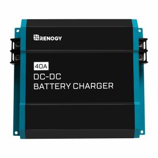 Nabíječka DC-DC Renogy 12V/40A (RNG-DCC1212-40-BC je určena k nabíjení sekundárních baterií během jízdy pomocí primární baterie připojené k alternátoru.)