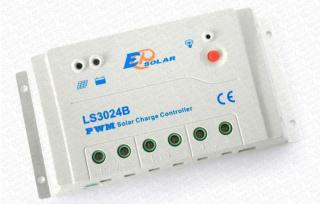 PWM regulátor 10A 12/24V (Kvalitní solární PWM regulátor 10A 12V/24V. Vhodný pouze pro panely o výkonu cca 150Wp/12V baterie a 300Wp/24V baterie.)