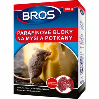 BROS - parafín.bloky na myši,krysy 250g