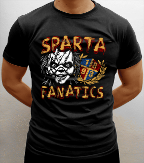 Tričko - Sparta fanatics Barvy: Černá, Velikosti: XXXL