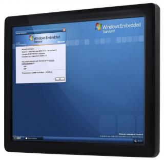 15" touch panelPC, Vortex 1GHz x86DX3, 2GB RAM,3x USB,1xLAN,2xCOM, audio, slot uSD a CF, 24V