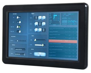 9" touch panelPC, 933MHz x86DX2,1GB,3x USB,1xLAN,2xCOM, audio, CF/ slim SSD, 12V-24V DC