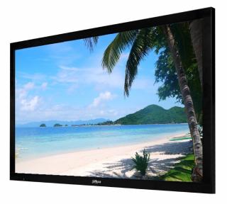 Dahua DHL49-4K, 49" UHD 4k průmyslový LCD panel, vstupy 2xHDMI+VGA+DVI+CVBS, kovový kryt, provoz 24/7