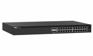 Dell EMC Networking N1124P/ 24 x 1GbE PoE6+/ 4 ports SFP+ 10GBE/ L2/ stohovatelný