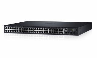 DELL Networking N1548P L3 POE+ gigabit switch/ 48x 1GbE + 4x 10GbE SFP+ port/ stohovatelný/ management/ NBD on-site