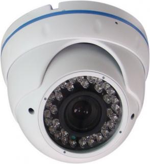 DOME IP kamera 1,3Mpix,1/3" Sony CMOS,IR do 30m,2,8-12mm,1280x720, ICR,PoE,IP65,ONVIF,bílá