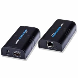 HDMI přenos po LAN,vysílač a přijímač, UDP Multicast,18Mbps@1080p, pár