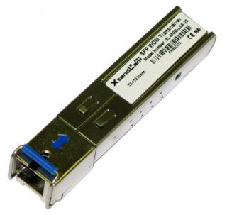 mini GBIC SFP, SC, 1000Base-LX, 10km, WDM, TX1310nm/RX1490nm