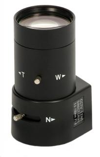 Objektiv Vari-focal DC Drive AutoIris, 5-100mm, clona 1,6- CSmount, 1/3", 50-3 stupnů