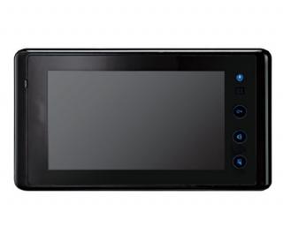 OPRAVENÉ - Bytový monitor pro D2, barevné TFT 7", dotyk.obrazovka+tlačítka, 2-drát, CZ, černý