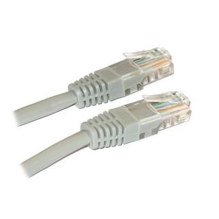 Patch kabel křížený Cat 5e UTP 5m - šedý