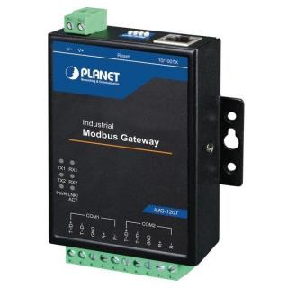 Planet IMG-120T, MODBUS průmyslová brána 2x RS-422/485 na IP, 100Base-TX, RTU/ACSII