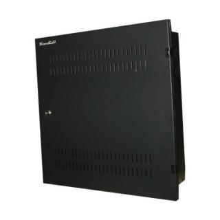 Rozvaděč 540x200x550, černý, uchycení pro zařízení 19" (2U + 4U), do zdi