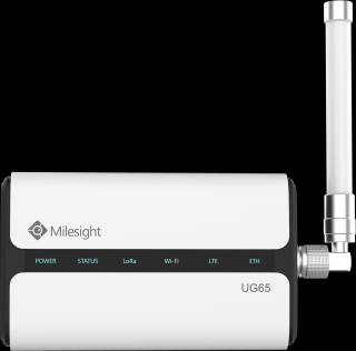 UG65-868M-EA-H32 LoRaWAN Helium LongFi brána, ext anténa,  Wi-Fi, PoE, IP65, 8-CH, 1x WAN