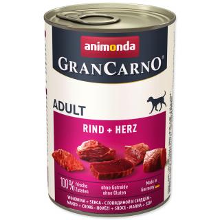 Animonda Gran Carno hovězí + srdce 400g