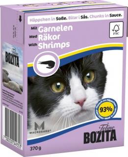 Bozita Cat kousky v omáčce s krevetami Tetrapak 370g