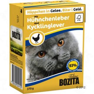 Bozita Cat kousky v želé s kuřecími játry TP 370g