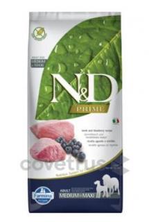 N&D PRIME DOG Adult M/L Lamb&Blueberry 12kg