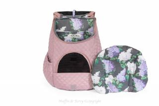 Cestovní batoh pro psy a kočky Bella růžový Velikost: M