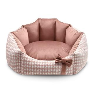 Pelíšek pro psy a kočky Glamour Luxury Růžový Velikost: M