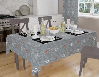 Ubrus vánoční teflonový - Veselé Vánoce Rozměry: 80x80, Tvar: Čtverec