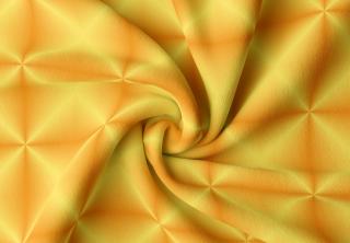 Zatemňovací látka na závěsy šíře 150cm - 3D oranžová