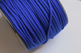 Bavlněná šňůra s jádrem - modrá (517)