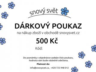 Dárkový poukaz 500 Kč