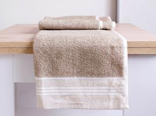 LINA režný lněný ručník