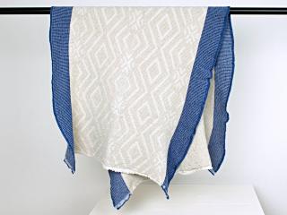 Lněný ručník Aranel modrý