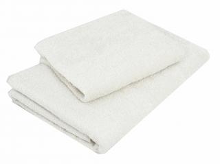 Lněný ručník měkký bílý 90 x 140 cm