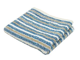 Lněný ručník měkký modrý pruh 30 x 50 cm