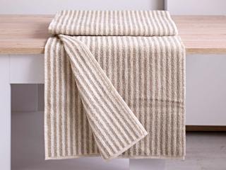 MICHAL přírodní ručník len/bambus