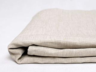 Oatmeal prostěradlo na dvojlůžko měkčené - 100% LEN 180x220x15, S gumičkou