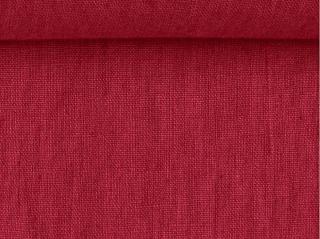 VZOREK - Lněná látka bordó (burgundy) No. 149