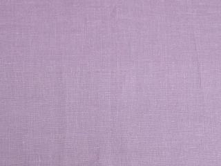 VZOREK - Lněná látka fialová lila měkčená