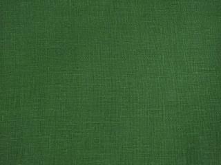 VZOREK - Lněná látka zelená brčál měkčená
