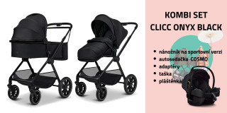 CLICC Kombi set - ONYX BLACK MELANGE