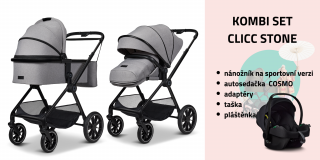 CLICC Kombi set - STONE MELANGE