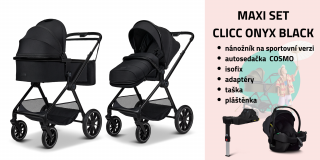 CLICC Maxi set - ONYX BLACK MELANGE