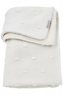 Deka Knots Teddy fleece - Off white