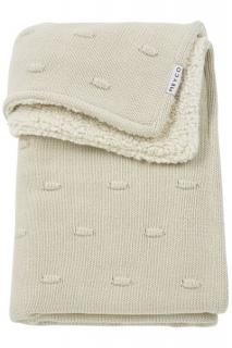 Deka Knots Teddy fleece - Soft sand