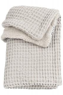 Deka Waffle Teddy fleece  - Greige