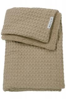 Deka Waffle Teddy fleece - Taupe