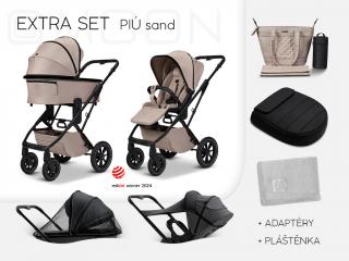 PIÚ Extra set Black chrome - SAND