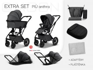 PIÚ Extra set Black matt - ANTRA