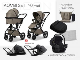 PIÚ Kombi set Black matt - MUD